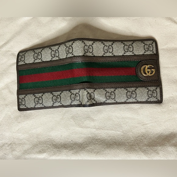 Gucci Web GG Supreme Bifold Wallet with Coin Pocket - Picture 8 of 8